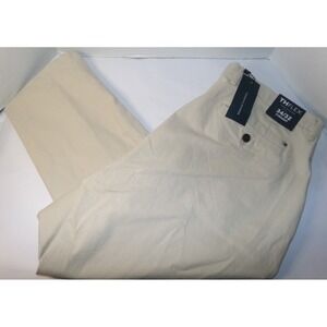 TOMMY HILFIGER TH FLEX CHINO PANTS~34X32~TAN~NWT